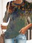 Floral Holiday Sweatshirt