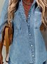 Long Sleeve Washed Blouse