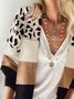 Leopard V Neck Sweater