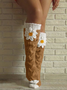 Floral All Season Casual Flower Socks