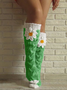 Floral All Season Casual Flower Socks