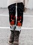 Christmas Regular Fit Leggings Xmas Leggings