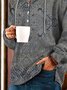 Boho Cotton Blends Tribal Sweatshirts