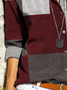 Loosen Shirt Collar Shirt & Top