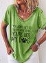 Funny Dog Lover Short Sleeve T-shirt