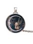 Time Gem Moon Angel Necklace