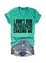 I Don't Run Women's Short Sleeve T-Shirt