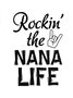 Rockin The Nana Life V-neck Tank Top