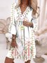 Boho Loosen Short Sleeve Woven Dress