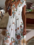 Casual Loosen Short Sleeve Knit Dress