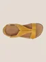 Retro Solid Color Casual Velcro Portable Sandals