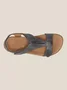 Retro Solid Color Casual Velcro Portable Sandals