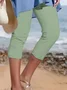 Cotton Casual Vacation Leggings