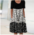 Color Block Vacation Fit Dress