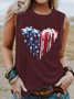 American flag Dragonfly Casual Tank & Cami