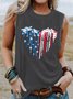 American flag Dragonfly Casual Tank & Cami
