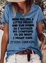 Womens I Have Kids Funny Letter Printed  Casual Short Sleeve  T-Shirt