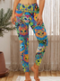 Women Funny Regular Fit Cat Leggings