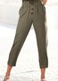 Casual Plain Casual Pants