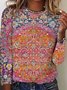 Loose Ethnic Casual T-Shirt