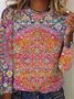 Loose Ethnic Casual T-Shirt
