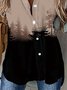 Casual Shirt Collar Blouse