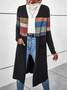 Loose Color Block Casual Coat