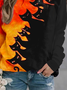 Halloween Loose Crew Neck Casual Sweatshirt