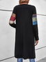 Loose Color Block Casual Coat