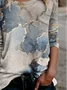Crew Neck Loose Casual T-Shirt