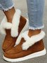 Split Joint Furry Boots