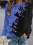 Halloween Loose Crew Neck Casual Sweatshirt