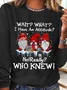 Women Funny  I Have An Attitude? No Regular Fit Long sleeve Top