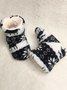 Women's Christmas Non-Slip Warm Home Booties Xmas Boots
