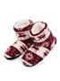 Women's Christmas Non-Slip Warm Home Booties Xmas Boots