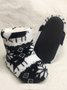 Women's Christmas Non-Slip Warm Home Booties Xmas Boots