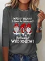 Women Funny  I Have An Attitude? No Regular Fit Long sleeve Top