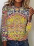 Loose Ethnic Casual T-Shirt