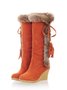 Vintage Fringe Plush Warm Snow Boots