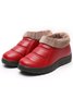 Simple Casual Warm Plush Ankle Boots