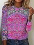 Loose Ethnic Casual T-Shirt