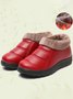 Simple Casual Warm Plush Ankle Boots