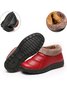 Simple Casual Warm Plush Ankle Boots