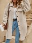 Casual Long Sleeve Outwear Coat