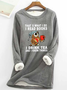 Women Owl That’s What I Do I Read Books I Drink Tea And I Know Things Warmth Fleece Sweatshirt