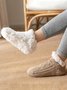 Leisure Home Coral Fleece Twist Pattern Floor Socks Pile Socks Autumn Winter Warm Thick