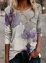 Crew Neck Loose Casual T-Shirt