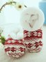 Leisure Home Ethnic Pattern Striped Coral Fleece Floor Socks Autumn Winter Warmth Thickening Accessories