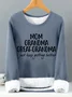 Gift For Great-Grandma Mom Grandma Great-Grandma Womens Warmth Fleece Sweatshirt