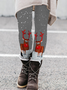 Christmas Regular Fit Leggings Xmas Leggings